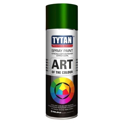 Краска Tytan Professional Art of the colour аэрозольная темно-зеленая RAL6005  400мл