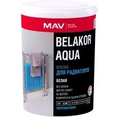 Краска BELAKOR AQUA Для радиаторов белая п/мат 0,5л (0,5кг)