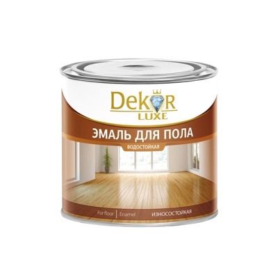 Эмаль для пола "DEKOR" "GOLD" терракот 1,8кг