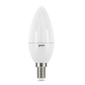 Лампа Gauss Basic LED-M C37 5W 450lm 3000K E14 LED 1/10/100;