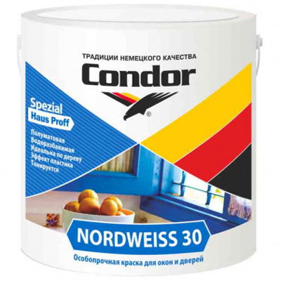 Краска ВД-АК «Nordweiss-30» (Нордвайс-30) контейнер 0,85 кг