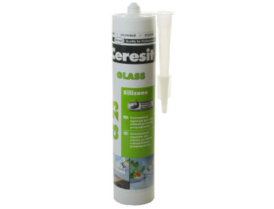 Герметик силиконовый  Ceresit CS23/ стекольный, прозрачный, 280 мл.