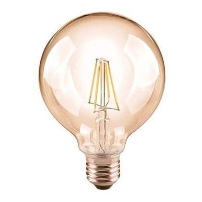 Лампа Gauss LED Filament G95 6W E27 2700K 1/20; 105802106