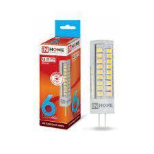 Лампа светодиодная LED-JCD-VC  6Вт 230В G4 4000К 540Лм INHOME