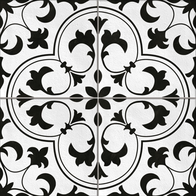 Керамический гранит 42*42*0,9 Sevilla пэчворк белый рельеф 75,84м2 (1к=9) 16180