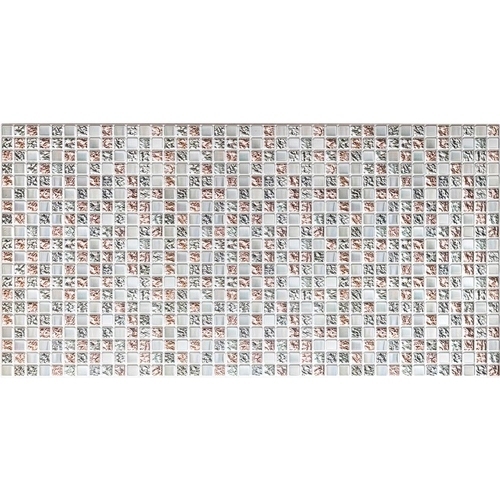 Панель ПВХ  Мозаика "Коллаж серый" 960х480мм