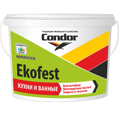 Краска ВД «Ekofest» (Экофест) ведро 7,5 кг.