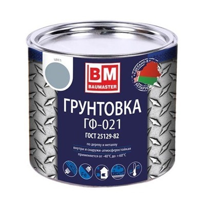 Грунт ГФ-021 "BAUMASTER", красно-коричневая, 1,8 кг