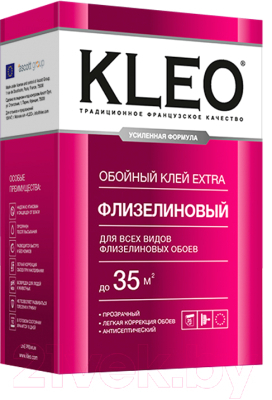 Клей  KLEO EXTRA 35, для флизелиновых обоев, сыпучий, 240г