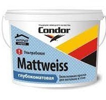 Краска ВД «Mattweiss» (Маттвайс) ведро 3,75 кг.
