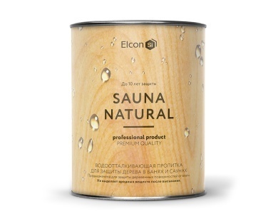 Пропитка для бани и сауны Elcon Sauna Natural (0.9 л)
