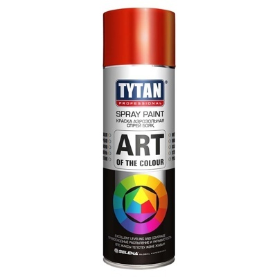 Краска аэрозольная красная RAL3020 Tytan Professional Art of the colour  400мл