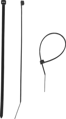 Стяжки кабельные  черные КС-Ч1, 3.6 x 200 мм, 100 шт, нейлоновые, ЗУБР Профессионал