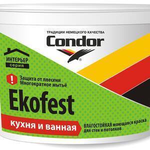 Краска ВД «Ekofest» (Экофест) ведро 1,5 кг.