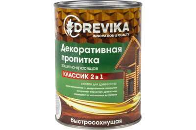 Декоративная пропитка DREVIKA 2в1 Классик сосна 0,75л