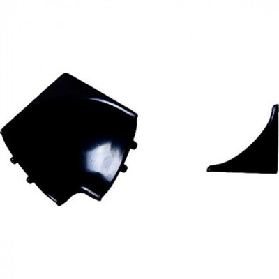 Комплект фурнитуры для галтели ВН черный(1-угол внутр.,1-нар.,заглушки-пара)