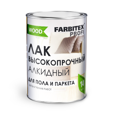 Лак алкидный паркетный (0.9л) FARBITEX ПРОФИ WOOD
