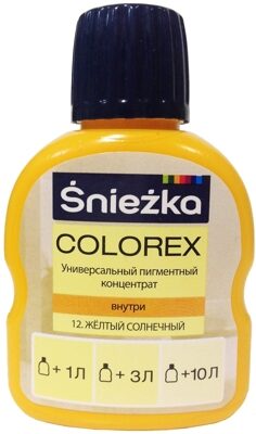 Краситель Colorex 100 мл 12 желтый солнечный