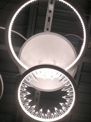 Светильник DK6061/2 белый (RGB)