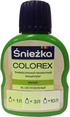 Краситель Colorex 100 мл 40 светло-зеленый