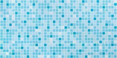 Панель ПВХ Мозаика голубая (955х480мм)