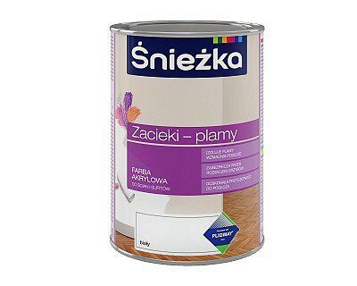 Краска для стен и потолков Sniezka Zacieki-Plamiy акриловая, 1л