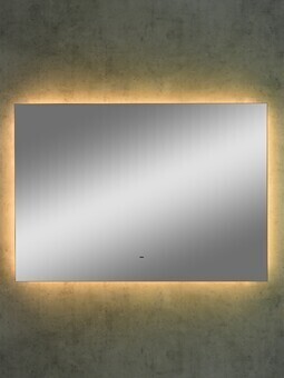 Зеркало "Trezhe Led" 1000х700 с бесконтакт. сенсором, теплая подсветка